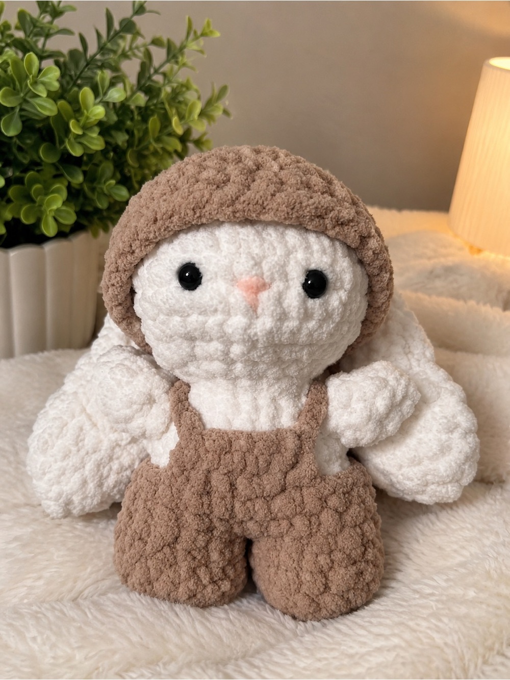 Handmade crochet bunny